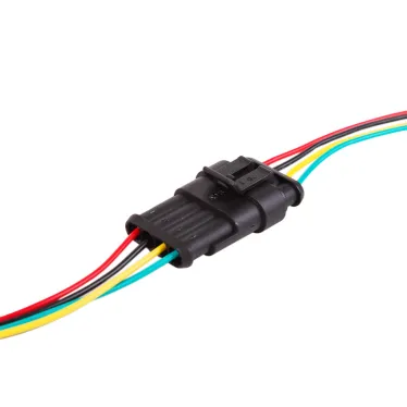 DJ7041-1.5-21 автомобильный разъем гнездо с проводом 20 см (4-контактный),