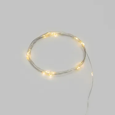 Гирлянда "Роса", 2 м, 20 диодов, цвет теплый белый | 303-006 | NEON-NIGHT