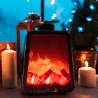 Светодиодный камин "Лофт" с эффектом живого огня 17х10х24,5 см, 3хС (не в комплекте) | 511-034 | NEON-NIGHT