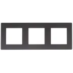 Рамка 3 поста, графит