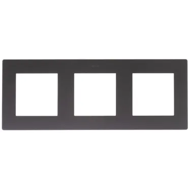 Рамка 3 поста, графит