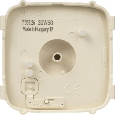 Valena ALLURE Лицевая панель для термостата для теплых полов Слоновая кость