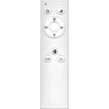 Светильник светодиодный ДБО-36w круглый матовый с эффектом Звездного неба регулировкой цветовой температуры 3000-6500К светового потока max 2900Лм и режима освещенности с пультом управления и таймером выключения