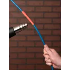 Трубка термоусаживаемая ТУТ нг 8/4 красная в отрезках по 1м PROxima