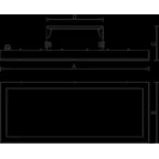 Светильник светодиодный LB/S M ECO LED 75 4000K