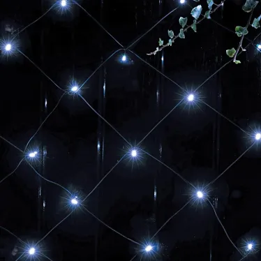 Сеть 150 LED на солнечной батарее холодный свет 2м*1,35м ERASS024-15