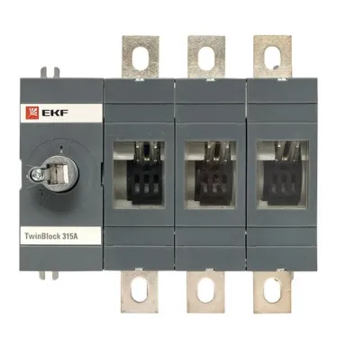 Рубильник 315A 3P без рукоятки управления TwinBlock