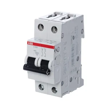 Выключатель автоматический двухполюсный S202 10А C 6кА (S202 C10) | 2CDS252001R0104 | ABB
