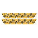 Знак ''молния'' 50х50х50мм (1шт)