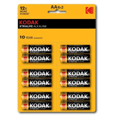 Батарейка LR6-12BL perforated (6x2BL) XTRALIFE Alkaline [KAA-2x6 perf] (144/576/18432)