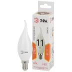Лампа светодиодная LED BXS-11W-827-E14 (диод, свеча на ветру, 11Вт, тепл, E14 (10/100/2800)