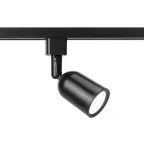 Трековый светильник однофазный TR41-GU10 BK MR16 черный под лампу
