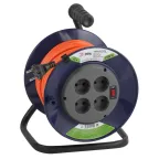 Удлинитель силовой RPx-4s-2x1.0-40m на п. катушке б/з 4 гн 40м ПВС 2х1 RPx-4s-2x1.0-40m