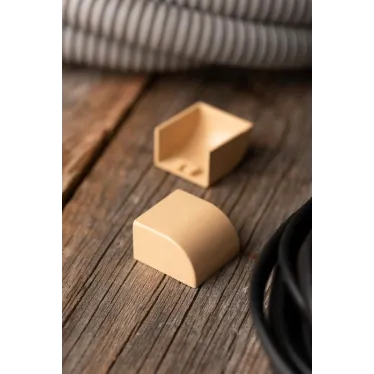 Заглушка (25х16) (4 шт) Plast под светлое дерево