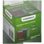                  Мультиметр цифровой щитовой трехфазный RS-485 96х96мм LED GENERICA
               