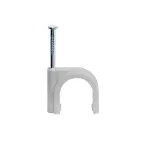 Скоба для кабеля круглая А9мм (50шт)