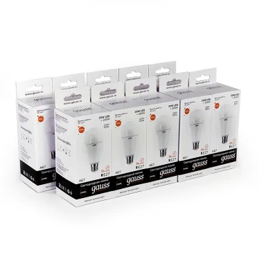 Лампа светодиодная LED 25 Вт 2000 лм 3000К А70 груша теплый E27 AC 220В Elementary Gauss