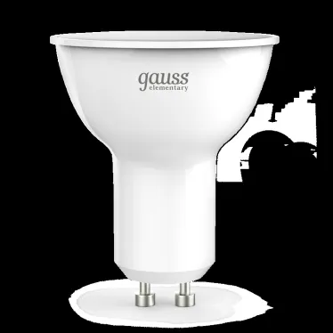 Лампа светодиодная LED 7 Вт 550 лм 4100К софит MR16 нейтральный GU10 AC 220В Elementary Gauss