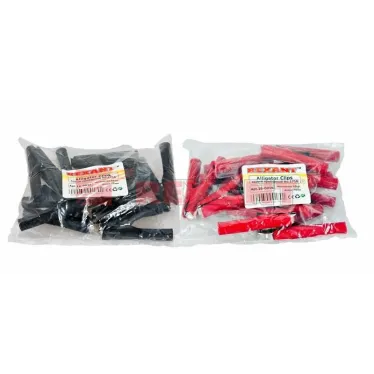 Зажим ''Крокодил'' 30А, 75мм, в изоляторе, 50шт/упак