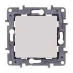 Переключатель перекрёстный одноклавишный Etika 10АХ 250В винтовые зажимы - слоновая кость