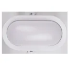 Светильник светодиодный ДБП-12W 4000K 900Лм овальный пластик IP65 Jazzway