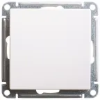 Выключатель одноклавишный, двухполюсный, 10АХ, механизм, белый