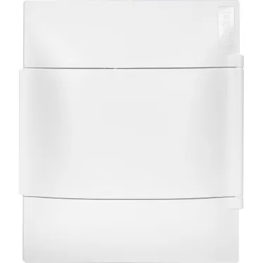 Practibox S Пластиковый щиток Навесной (ЩРн-П) 1X4 Белая дверь