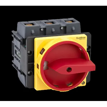 ВЫКЛЮЧАТЕЛЬ-РАЗЪЕДИНИТЕЛЬ 3P 175A С КРАСНОЙ РУКОЯТКОЙ НА ДВЕРЦУ 4 ВИНТАМИ