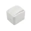 Выключатель двухклавишный Mini OG IP54, о/у, белый