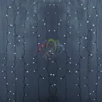 Гирлянда "Светодиодный Дождь" 2х1,5м, постоянное свечение,прозрачный провод, 230 В, диоды БЕЛЫЕ, 192 LED | 235-305-6 | NEON-NIGHT