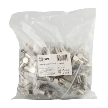 Переходник R-A04 гнездо F-штекер TV угловой