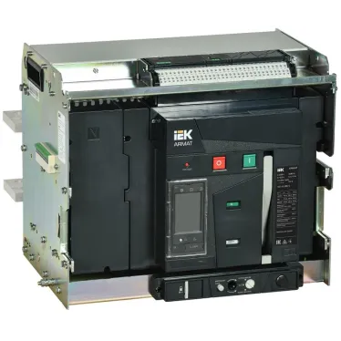 ARMAT Воздушный автоматический выключатель выдвижного исполнения 4P F 125кА 3200А расцепитель TT с комплектом аксессуаров 220В: мотор привод катушка включения катушка отключения