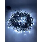 Гирлянда LED Нить Мишура 3,9 м зеленый провод, холодный свет, 220V ENIN - GC