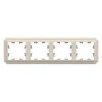 ATLASDESIGN ANTIQUE 4-постовая рамка, универсальная, БЕЖЕВЫЙ