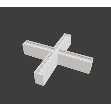 Светодиодный светильник X-line X-образный 30 Вт 4000 К 532x500x100 мм белый муар и торцевыми крышками (4 шт.) | V1-R0-1XX23-02OP0-4003040 | VARTON