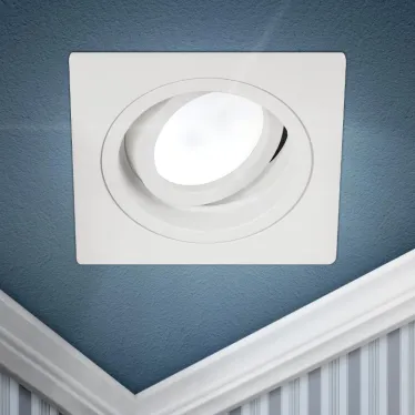 Светильник встраиваемый алюминиевый KL85 WH MR16/GU5.3 белый