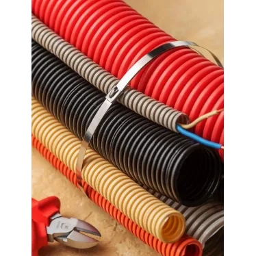 Хомут AISI 304 из нержавеющей стали, 7.9x520 (100 шт.) FlexLock PROxima