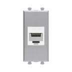 Avanti Компьютерная розетка RJ-45 без шторки модульная, кат.6А, Закаленная сталь, 1 модуль