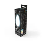 Лампа светодиодная Filament Свеча 9W 610lm 4100К Е14 milky LED 1/10/50 | 103201209 | Gauss