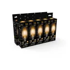Лампа светодиодная Black LED Filament Свеча E14 11W 720lm 2700К | 103801111 | Gauss