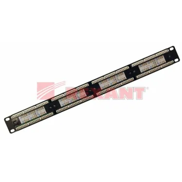 Патч-панель 19 1U 24 порта RJ-45 категория 5e UTP черная