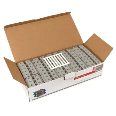 Клемма винтовая JXB-35мм.кв серая