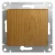 GLOSSA Переключатель одноклавишный в рамку дуб сх.6