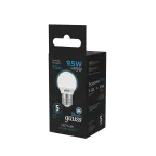 Лампа светодиодная Шар 9.5W 950lm 6500K E27 LED 1/10/100 | 105102310 | Gauss