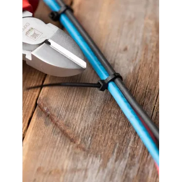 Хомут 2.5х120 черный нейлон (100шт)