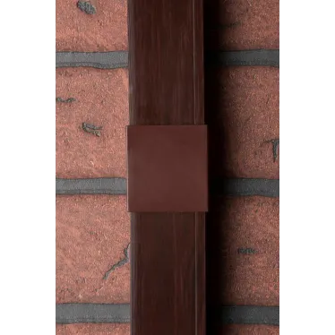 Соединитель (40х25) (4 шт) Plast под темное дерево