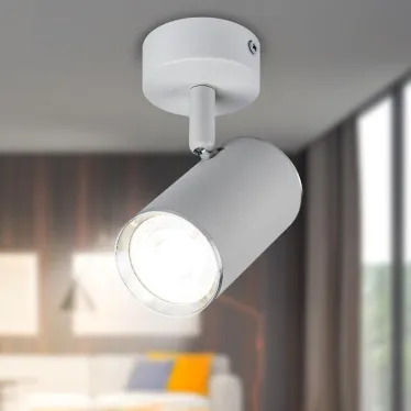 Светильник настенно-потолочный спот OL35 WH MR16 GU10 IP20 белый, хром