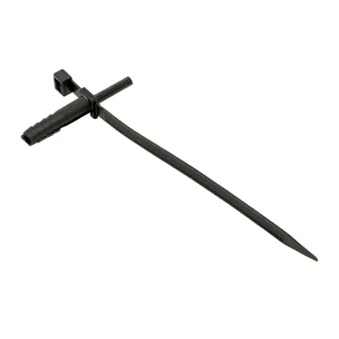 Хомут дюбельный 7х150 черный (50шт) PROxima