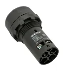 Кнопка красная SW2C-10D с подсветкой неон 1но IP54