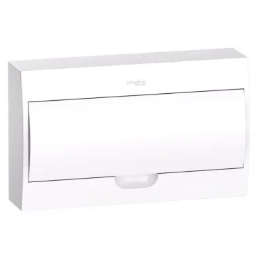 Щит распределительный навесной белый City9 (ЩРн-П-18) дверь белая на 18 модулей IP40